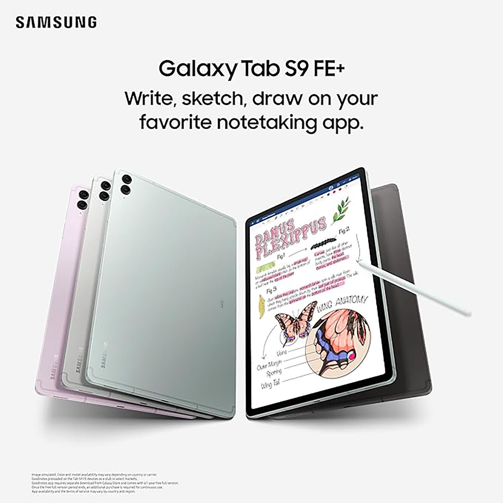 Buy SAMSUNG Galaxy Tab S9 FE+ Wi-Fi and 5G Android Tablet (12.4